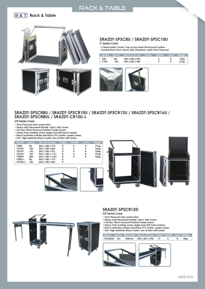 Bracket, Rack & Table