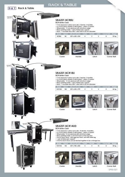 Bracket, Rack & Table