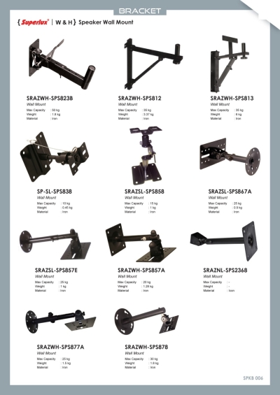 Bracket, Rack & Table