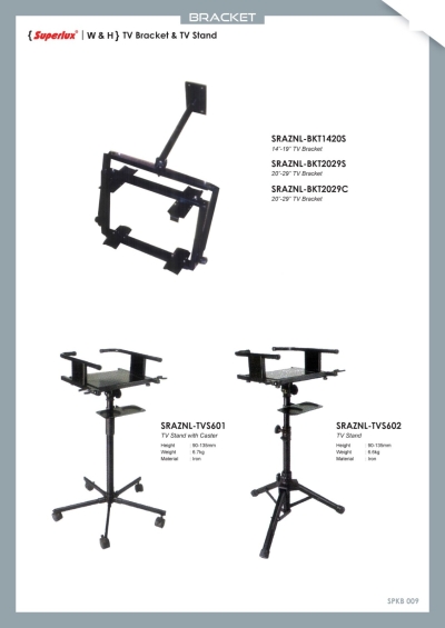 Bracket, Rack & Table