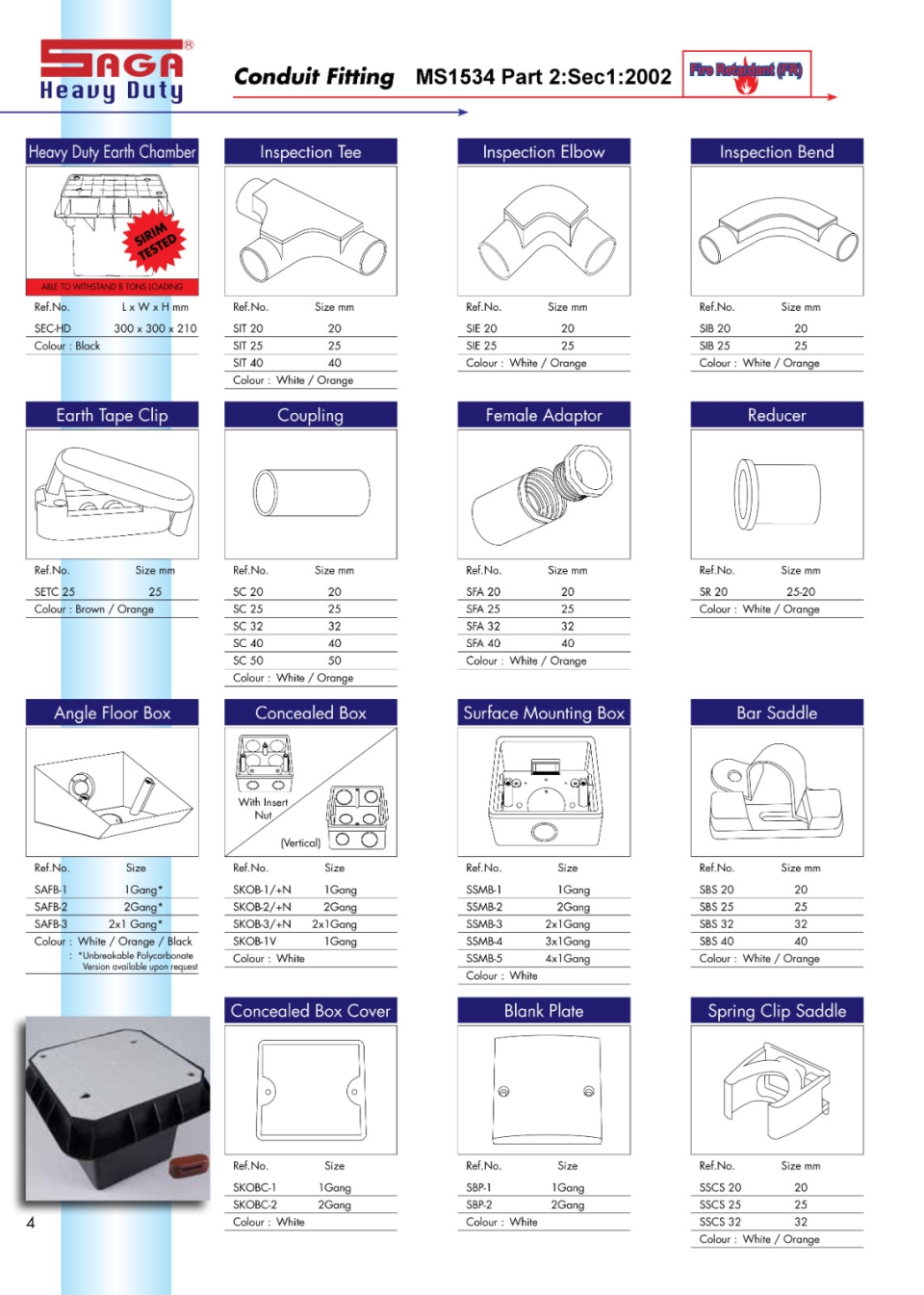 Saga Conduit Fitting-1 Saga Product