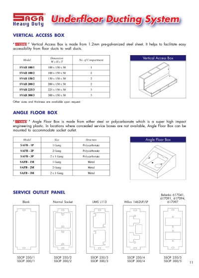 Saga Underfloor Ducting System-3