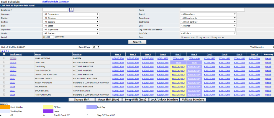 Time Attendance System 