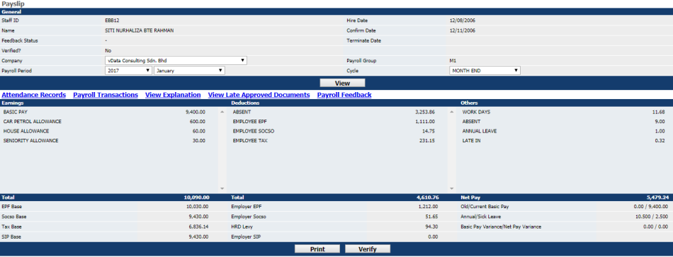 Payroll System ( with Point-In-Time) Payroll System (with Point-In-Time)