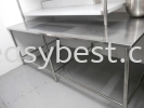 S/S 1 TIER WORKTABLE DIM:86"X43"X33" Ex Stock