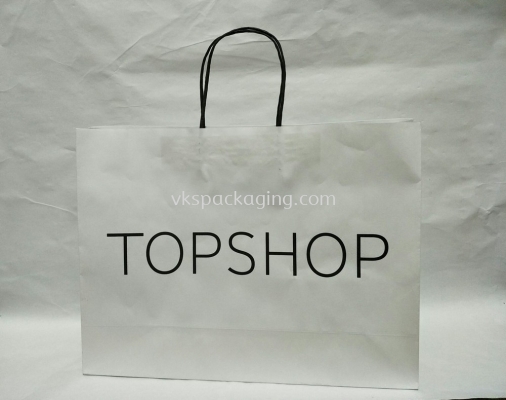 White Craft Paper Bag Supplier Kuala Lumpur