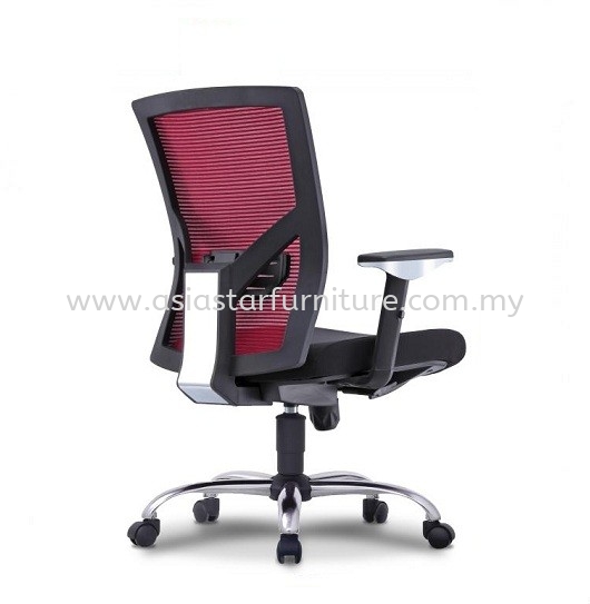 AERO 2 MESH MEDIUM BACK OFFICE CHAIR WITH ADJUSTABLE HANDLE - ttdi | bangsar | kuchai lama