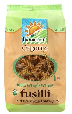 BIONATURAE-FUSILLI*WHOLE WHEAT PASTA-ORG-454G