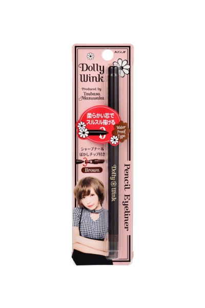 KOJI Dolly Wink Long Keep Pencil Eyeliner (Brown)