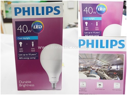 Philips High Lumen LED BUlb-E27 & E40