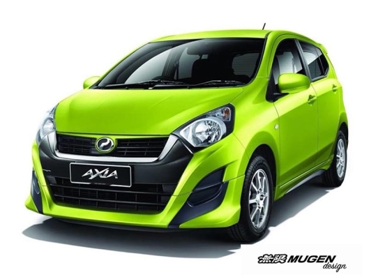 PERODUA AXIA 2014 - 2022 = MUGEN DOOR VISOR