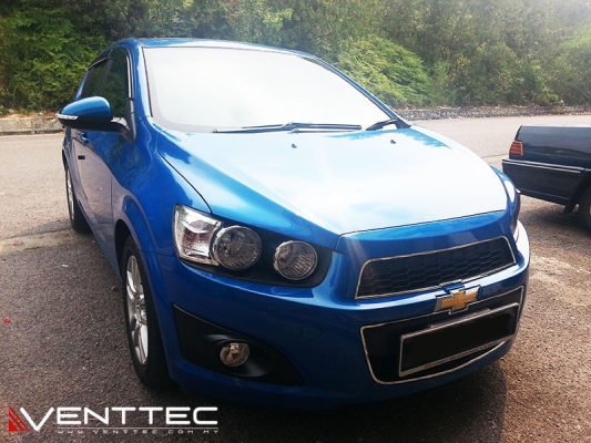 CHEVROLET SONIC (T300) HATCHBACK 12Y-ABOVE = VENTTEC DOOR VISOR