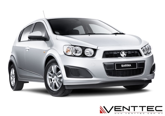 HOLDEN BARINA HATCHBACK 12Y-ABOVE = VENTTEC DOOR VISOR