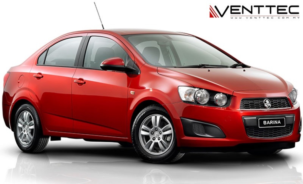 HOLDEN BARINA SEDAN 12Y-ABOVE = VENTTEC DOOR VISOR