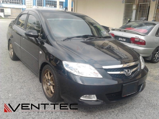 HONDA CITY 02Y-08Y = VENTTEC DOOR VISOR