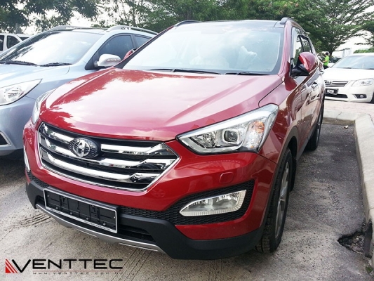 HYUNDAI SANTAFE 13Y-18Y (DM) (SHORT WHEEL BASE) = VENTTEC DOOR VISOR