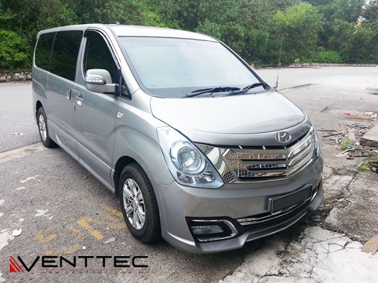 HYUNDAI STAREX / IMAX / H1 / H300 / ILOAD (2 DOOR) 08Y-ABOVE = VENTTEC DOOR VISOR