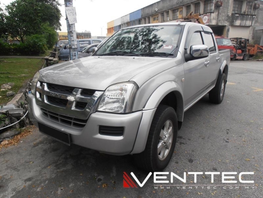 ISUZU DMAX 03Y-12Y = VENTTEC DOOR VISOR