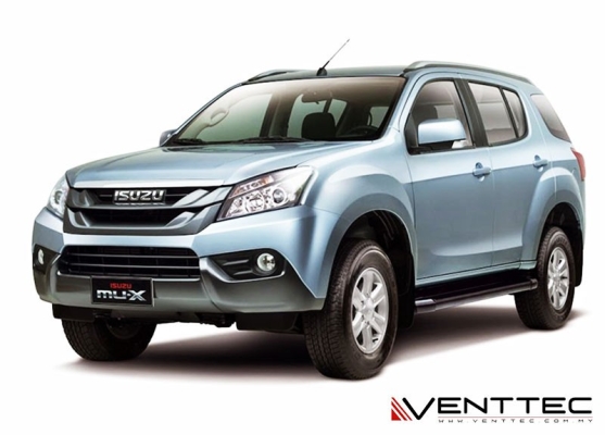 ISUZU MUX 14Y-ABOVE (4=100MM) = VENTTEC DOOR VISOR