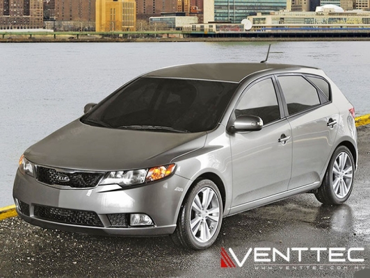 KIA FORTE / CERATO HATCHBACK 09Y-13Y (3=75MM) = VENTTEC DOOR VISOR