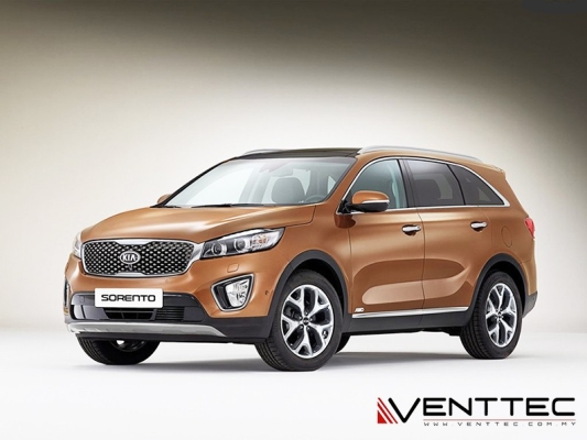 KIA SORENTO 2016 - 2022 = VENTTEC DOOR VISOR