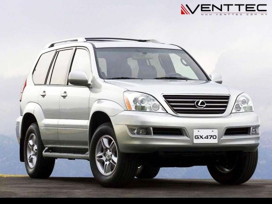 LEXUS GX 470 2002 - 2009 = VENTTEC DOOR VISOR