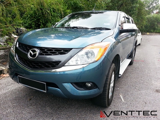 MAZDA BT50 2012 - 2020 = VENTTEC DOOR VISOR