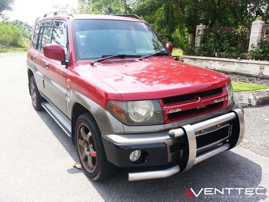 MITSUBISHI PAJERO IO / TR4 / SHOGUN PININ 98Y-07Y = VENTTEC DOOR VISOR