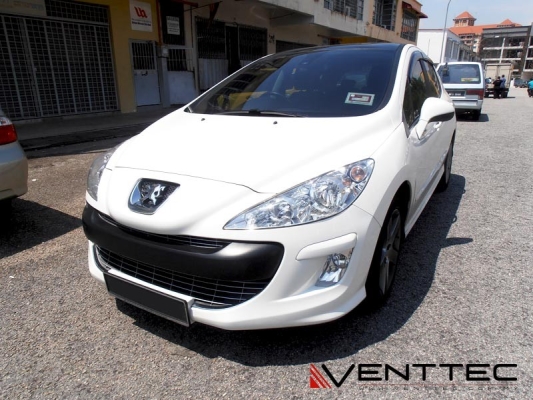 PEUGEOT 308 HATCHBACK (T7) 08Y-13Y = VENTTEC DOOR VISOR