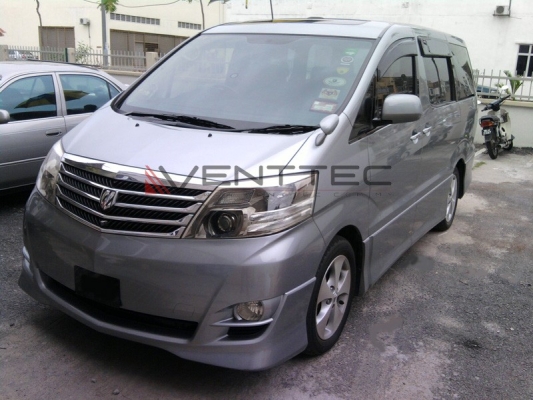 TOYOTA ALPHARD 2002 - 2008 = VENTTEC DOOR VISOR