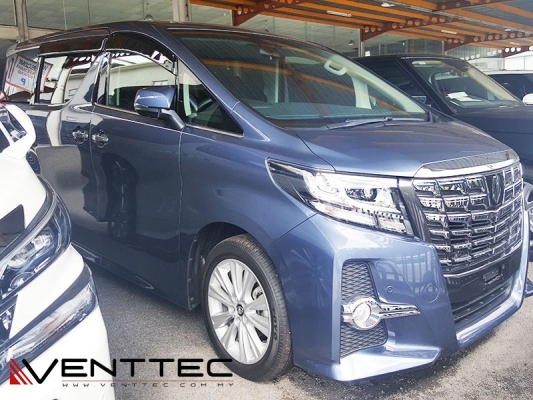 TOYOTA ALPHARD 2015 - 2023 = VENTTEC DOOR VISOR 