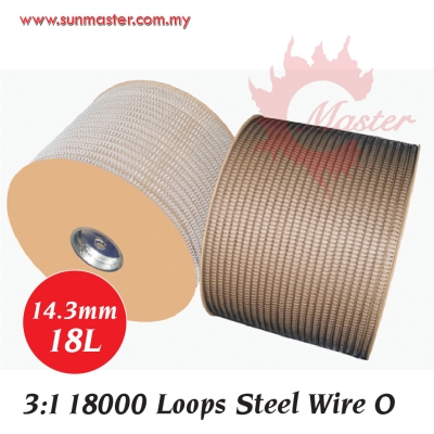 14.3mm 3:1 Wire O - Black