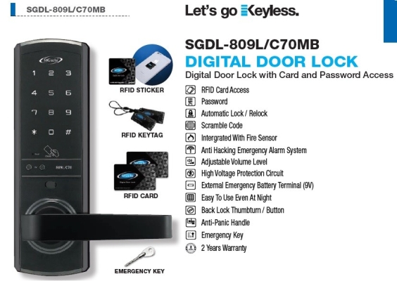 809L/C70MB Smart Lock