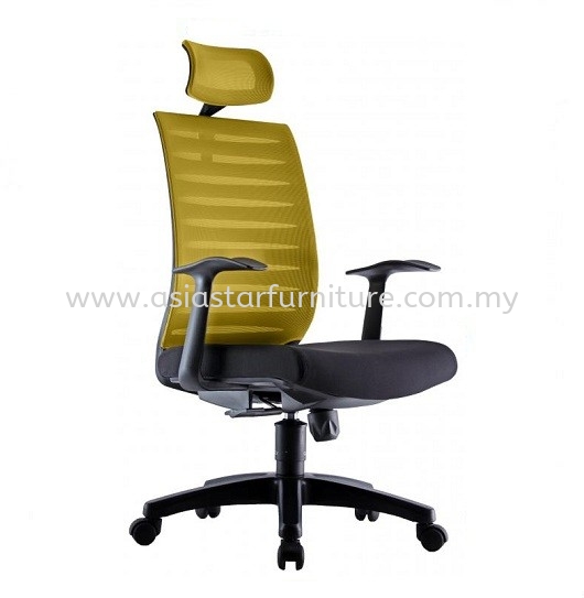 PROTECH 1 HIGH BACK MESH OFFICE CHAIR - botanic | bukit raja | bukit raja