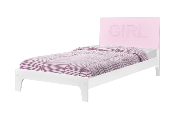 CS 1316 (WHP) 3.5 ft Bed Frame (Pink)(Girl)