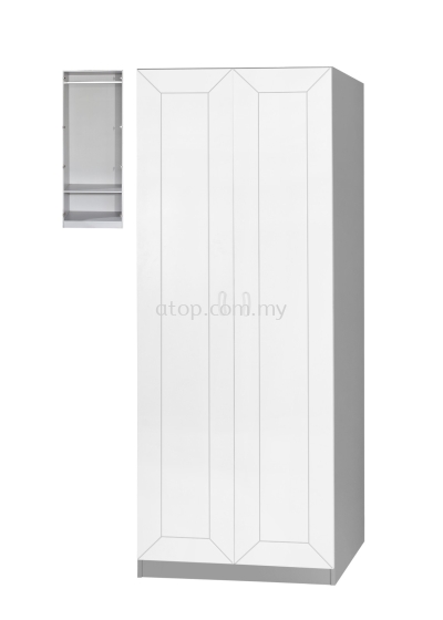 Wardrobe 2 Door WD223-2 (WH)