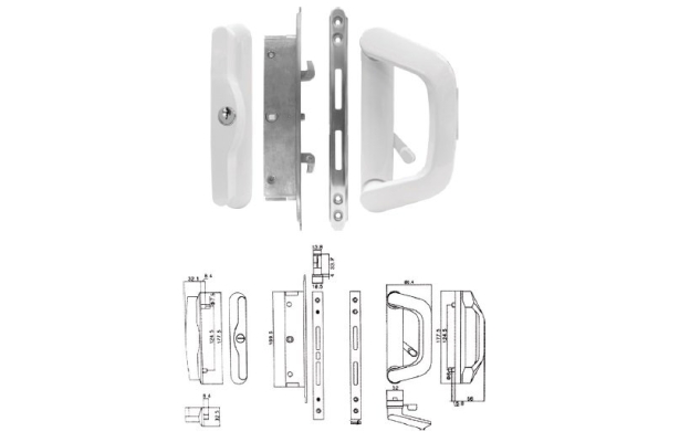 SD-1  Sliding Door Lock