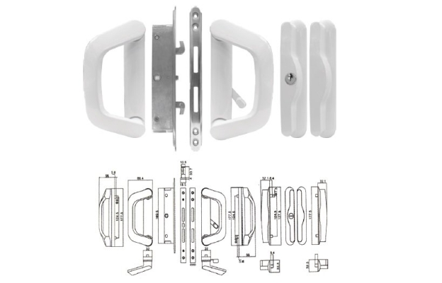 SD-2  Sliding Door Lock