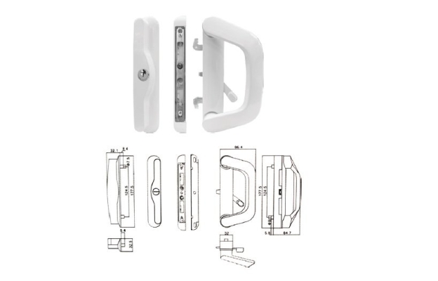 SD-3  Sliding Door Lock