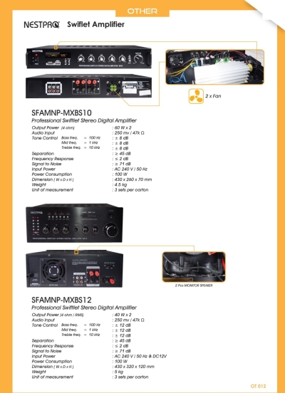 Nestpro & Swift Amplifier