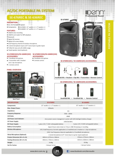 ACDC Portable PA System