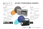 ACDC Portable Radio ACDC Portable Radio ACDC Portable Radio