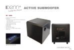 Active Subwoofer Active Subwoofer Home Theatre System