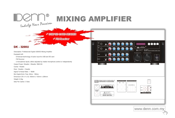 Karaoke Mixing Amplifier