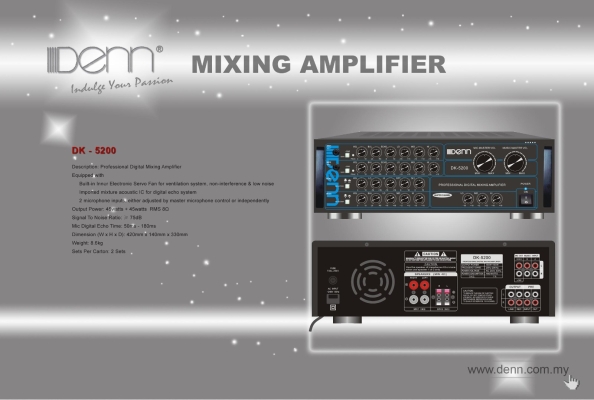 Karaoke Mixing Amplifier