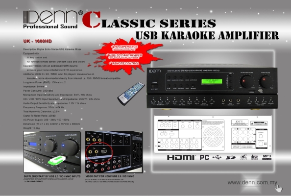 USB Karaoke Amplifier