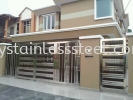 Stainless Steel Folding Gate with Aluminium Wood Stainless Steel Folding Gate with Aluminium Wood Stainless Steel Gate