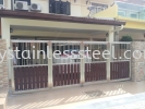 Stainless Steel Folding Gate with Aluminium Wood Stainless Steel Folding Gate with Aluminium Wood Stainless Steel Gate