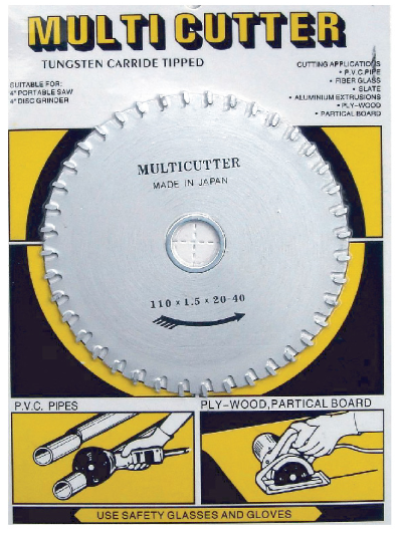 Circular Multi Cutter Blade (4 Inches x 40Teeth) - 00587A