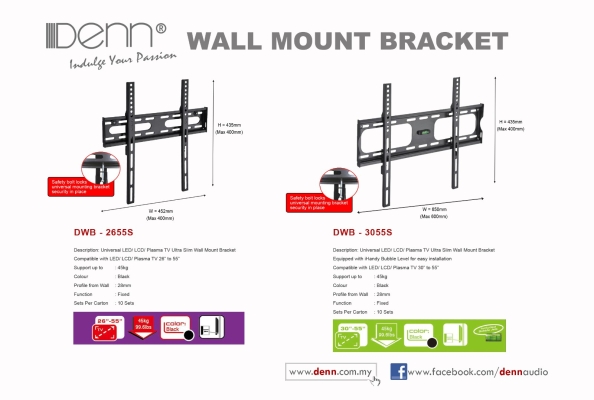 LCD  Plasma TV Wall Mount Brackets